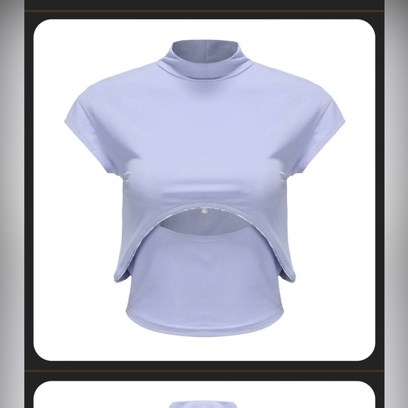 DAWANG BNWT Min Cutout Two Piece Crop Top - Picture 3 of 7